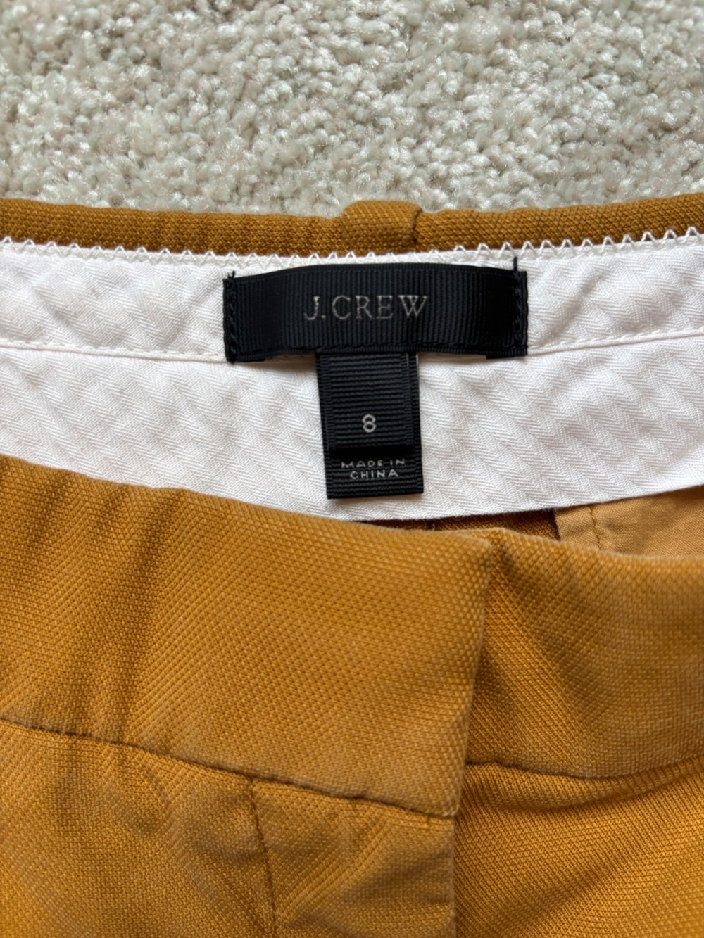 J. Crew Women's Mustard Trousers - Picture 2 of 7